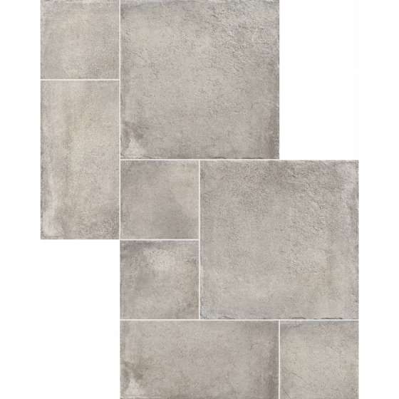 Keros Modula Portobello Silver Anti-Slip πλακάκι δαπέδου 100x100 λευκής μάζας με Matt Relieve φινίρισμα